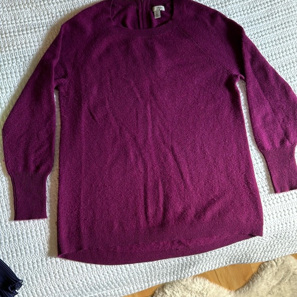 Halogen Cashmere crewneck tunic - Picture 1 of 4